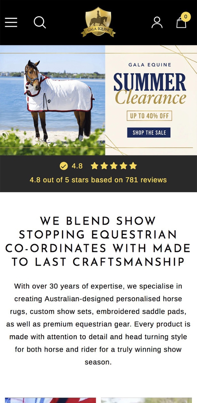 Gala Equine trusts Insiteful